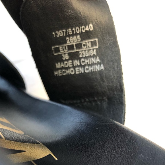 Zara Flat Leather Platform Espadrille Sandal - Picture 5 of 7